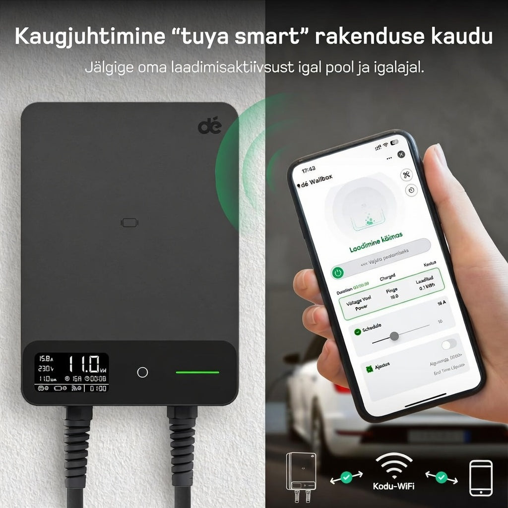 Talvolt Seinalaadija 11kW, 12.5m laadimiskaabel