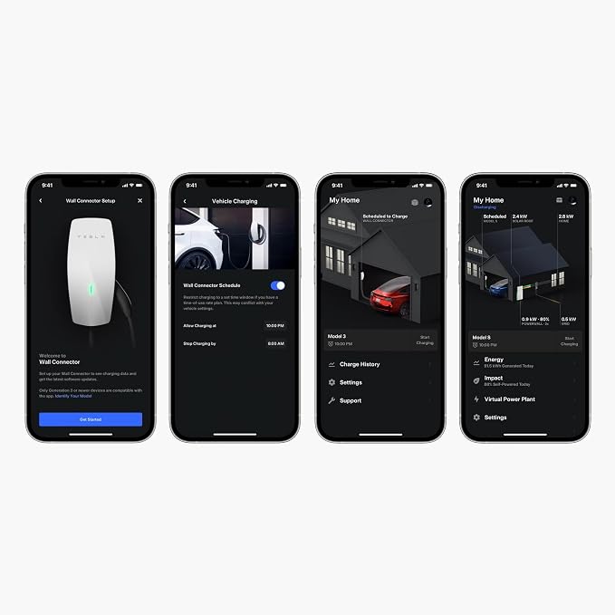 Tesla laadija | Tesla Wall Connector | kuni 22kW | 7.3m laadimiskaabel